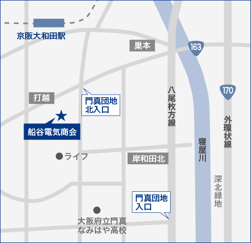 株式会社 船谷電気商会所在地